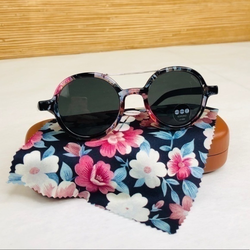 KOMONO Vivien Floral Sunglasses (NEW) πΆπ΄ round - Picture 5 of 16